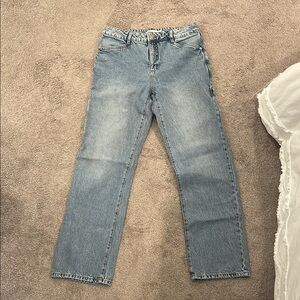 Garage denim Blue Straight Jeans Versatile Everyday Wear